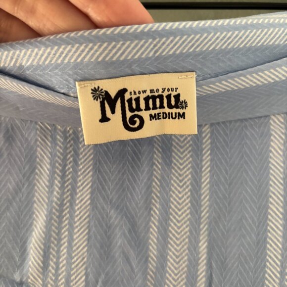 Show Me Your Mumu Siren Wrap Skirt Periwinkle - Picture 4 of 6